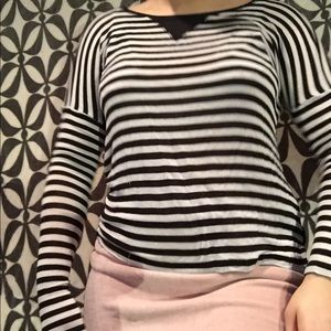 Striped long sleeve shirt